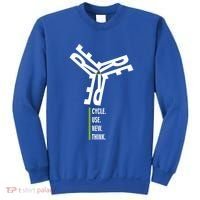 Recycle Reuse Renew Rethink Wind Turbine Wind Enerergy Gift Sweatshirt thumb 0
