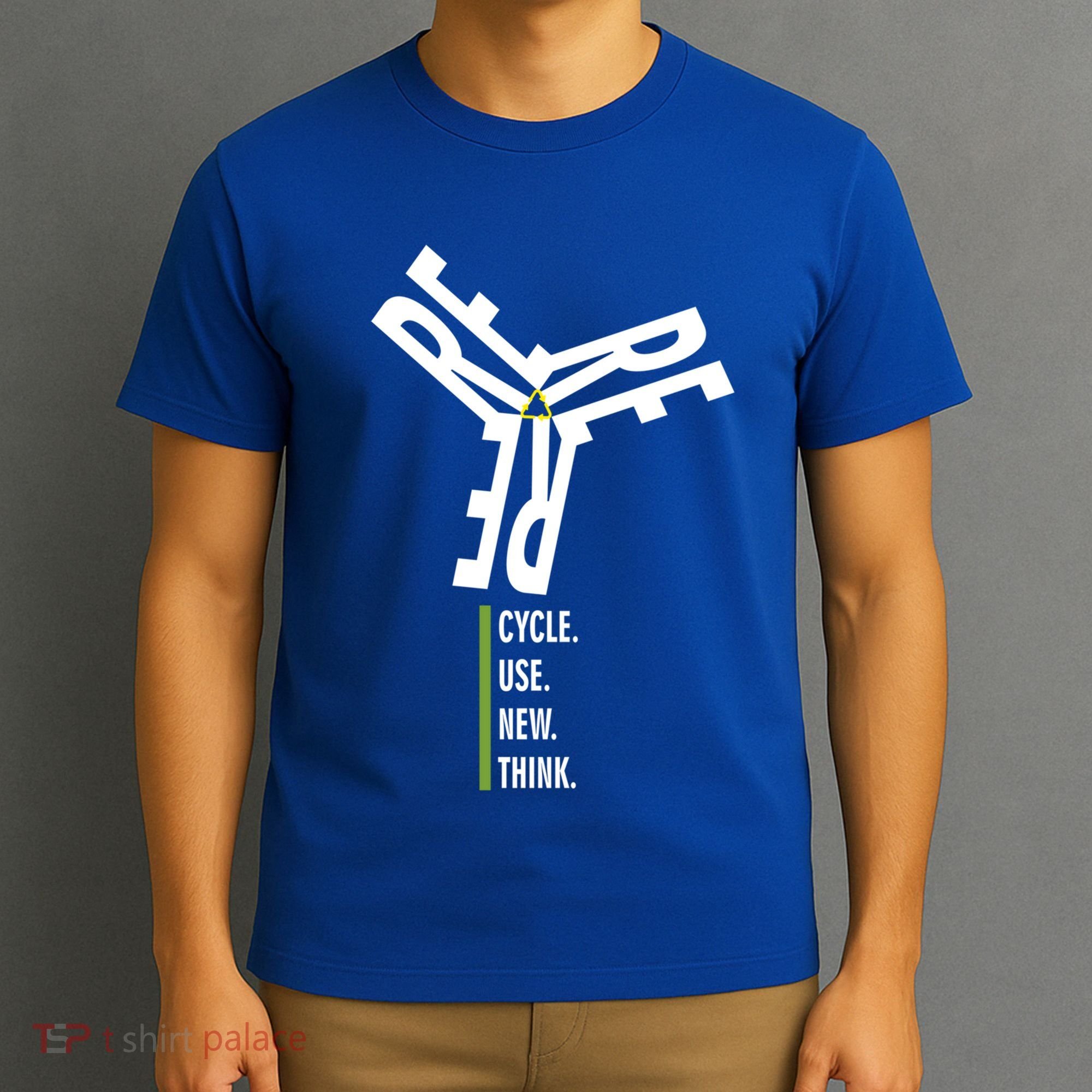 Recycle Reuse Renew Rethink Wind Turbine Wind Enerergy Gift T-Shirt