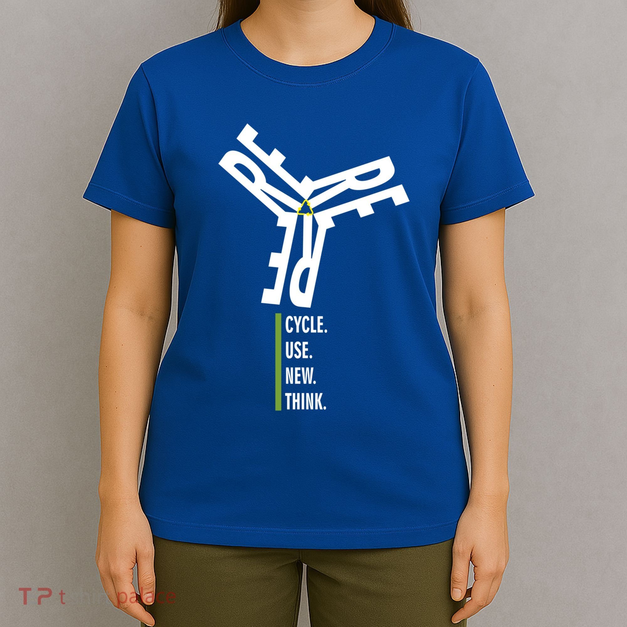Recycle Reuse Renew Rethink Wind Turbine Wind Enerergy Gift T-Shirt