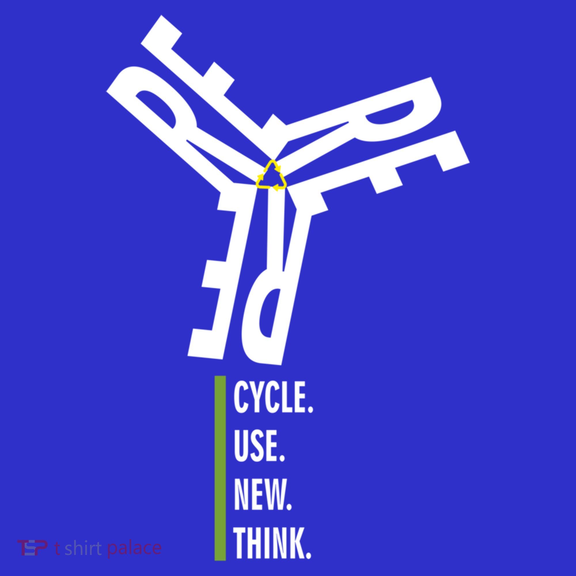 Recycle Reuse Renew Rethink Wind Turbine Wind Enerergy Gift T-Shirt