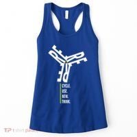 Recycle Reuse Renew Rethink Wind Turbine Wind Enerergy Gift Women's Tank Top thumb 0