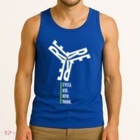 Recycle Reuse Renew Rethink Wind Turbine Wind Enerergy Gift Tank Top thumb 3