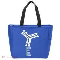 Recycle Reuse Renew Rethink Wind Turbine Wind Enerergy Gift Tote Bag thumb 0