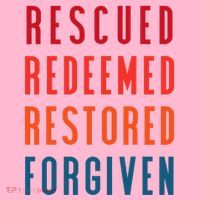 Rescued, Redeemed, Restored, Forgiven Religious Christian Coaster thumb 2
