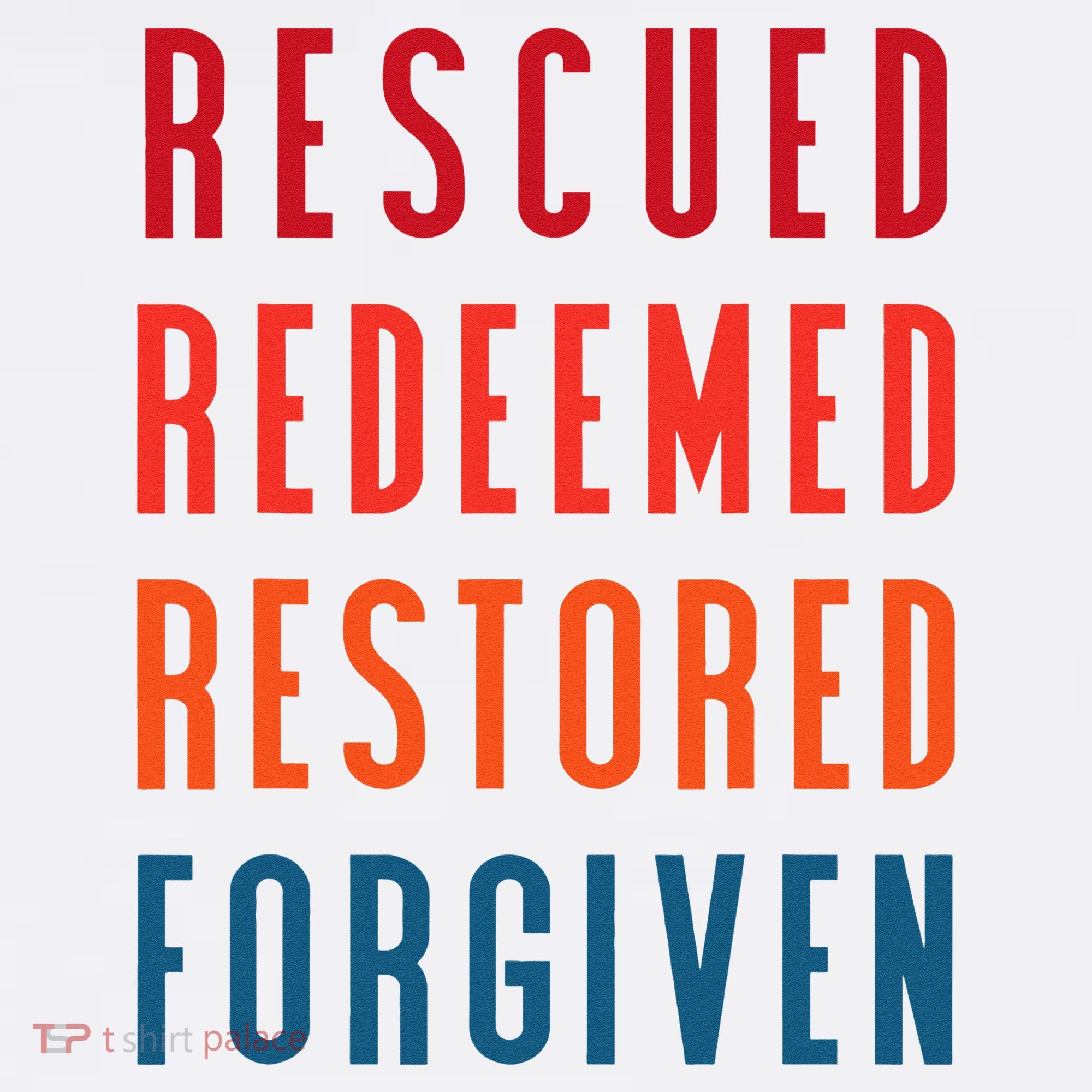 Rescued, Redeemed, Restored, Forgiven Religious Christian Kids Hoodie
