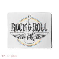 Retro Rock & Roll Guitar Wings Music Concert Band Mousepad thumb 0