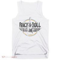 Retro Rock & Roll Guitar Wings Music Concert Band Tank Top thumb 0