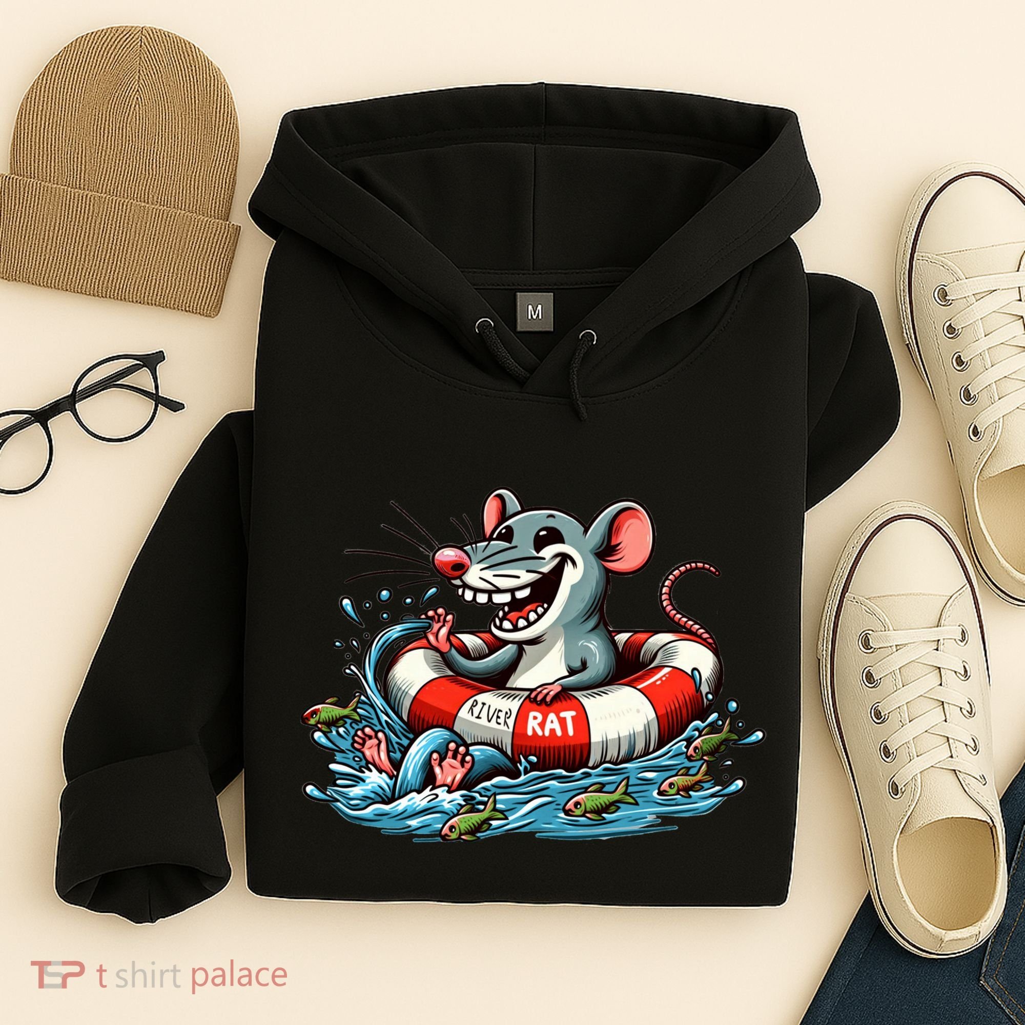 River Rat River Animal Hoodie