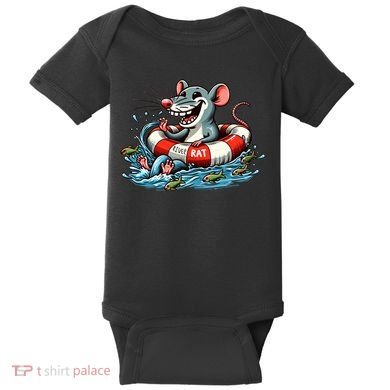 River Rat River Animal Baby Bodysuit