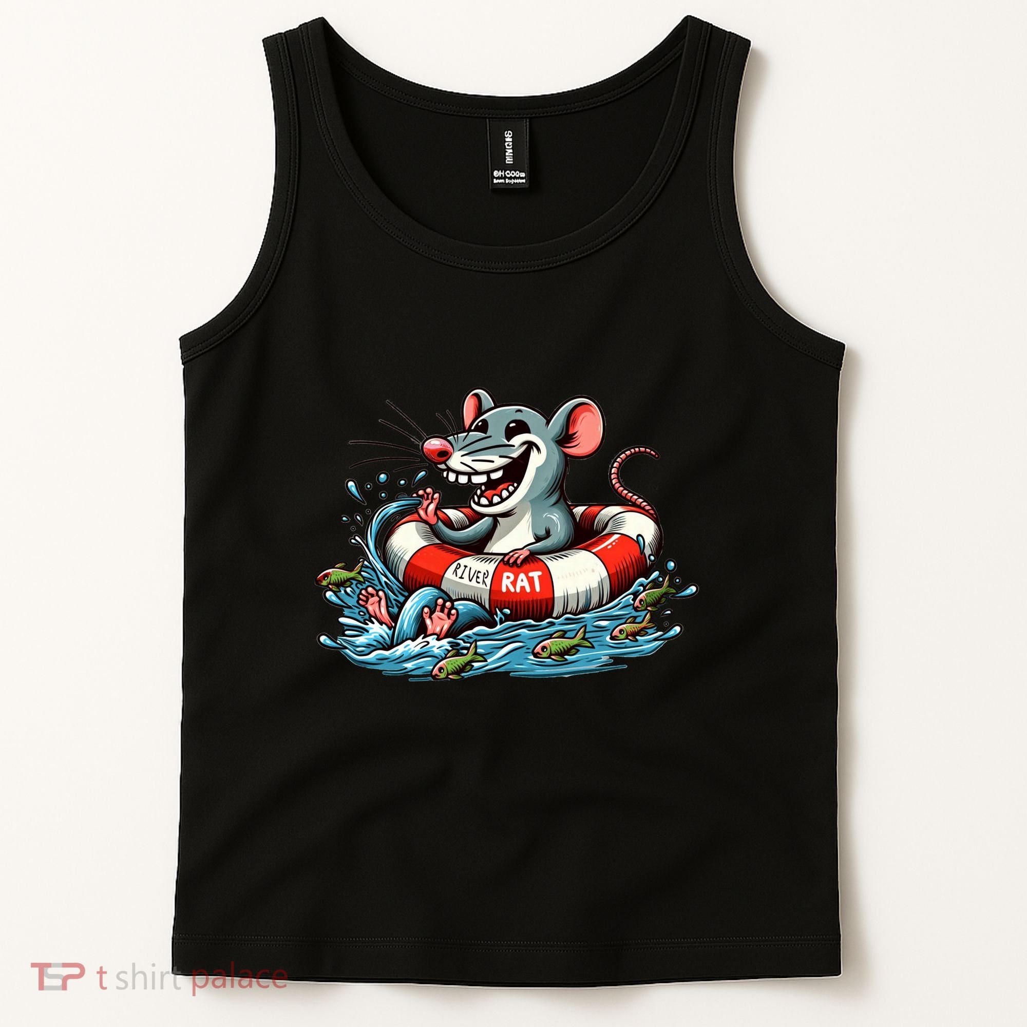 River Rat River Animal Tank Top