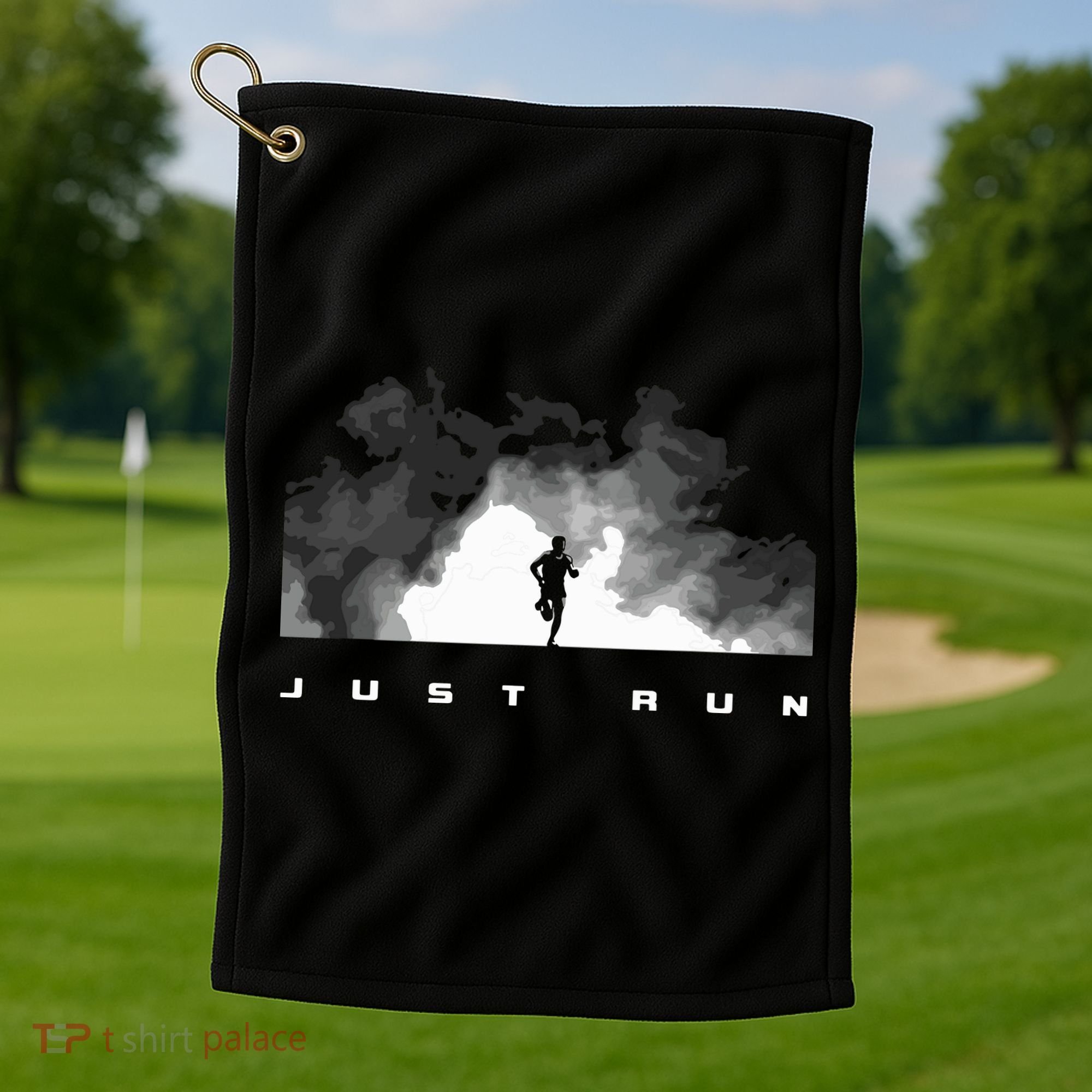 Runner Running Golf Towel