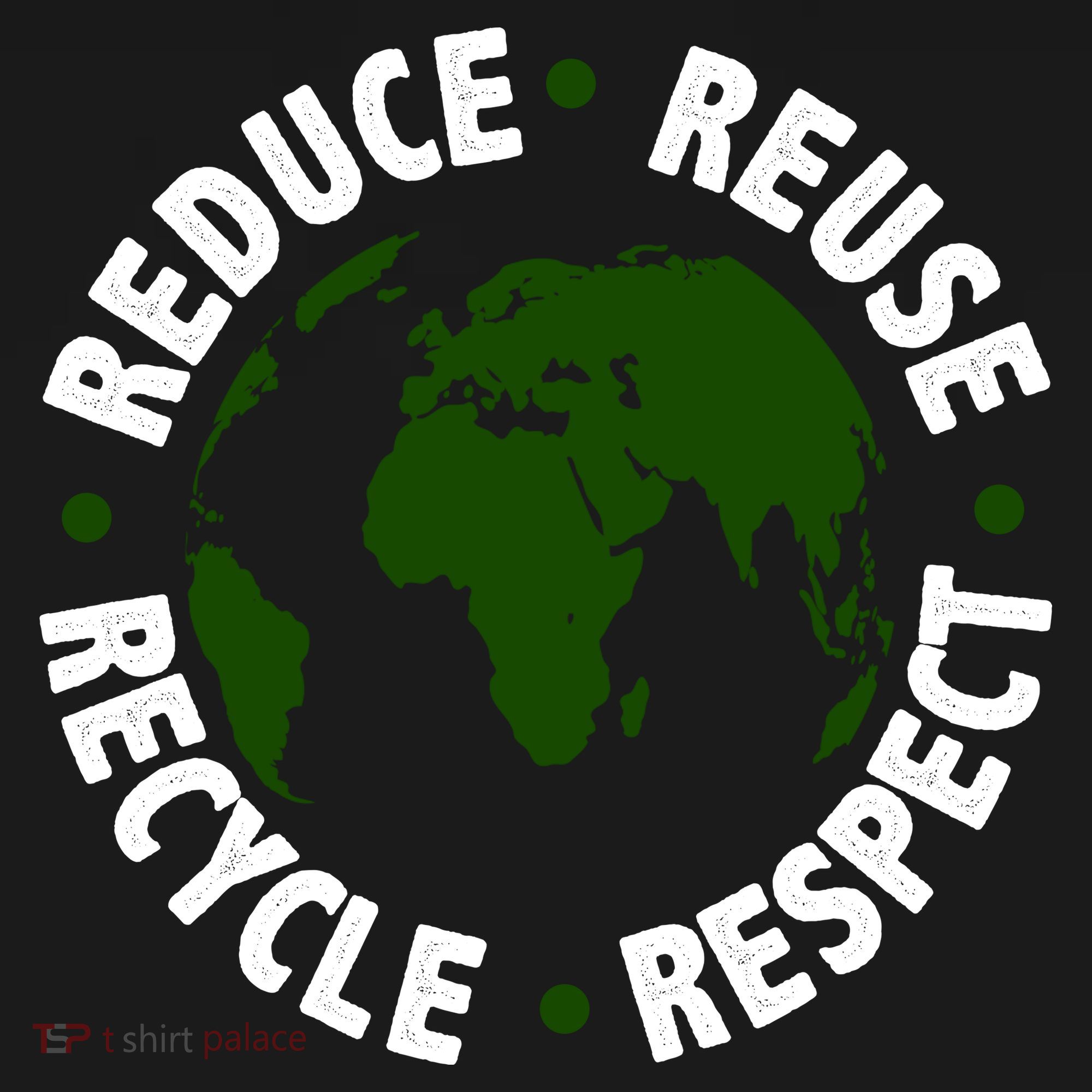 Recycle Reduce Reuse Respect Earth Day Tote Bag