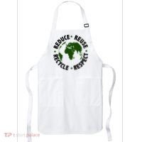 Recycle Reduce Reuse Respect Earth Day Apron thumb 0