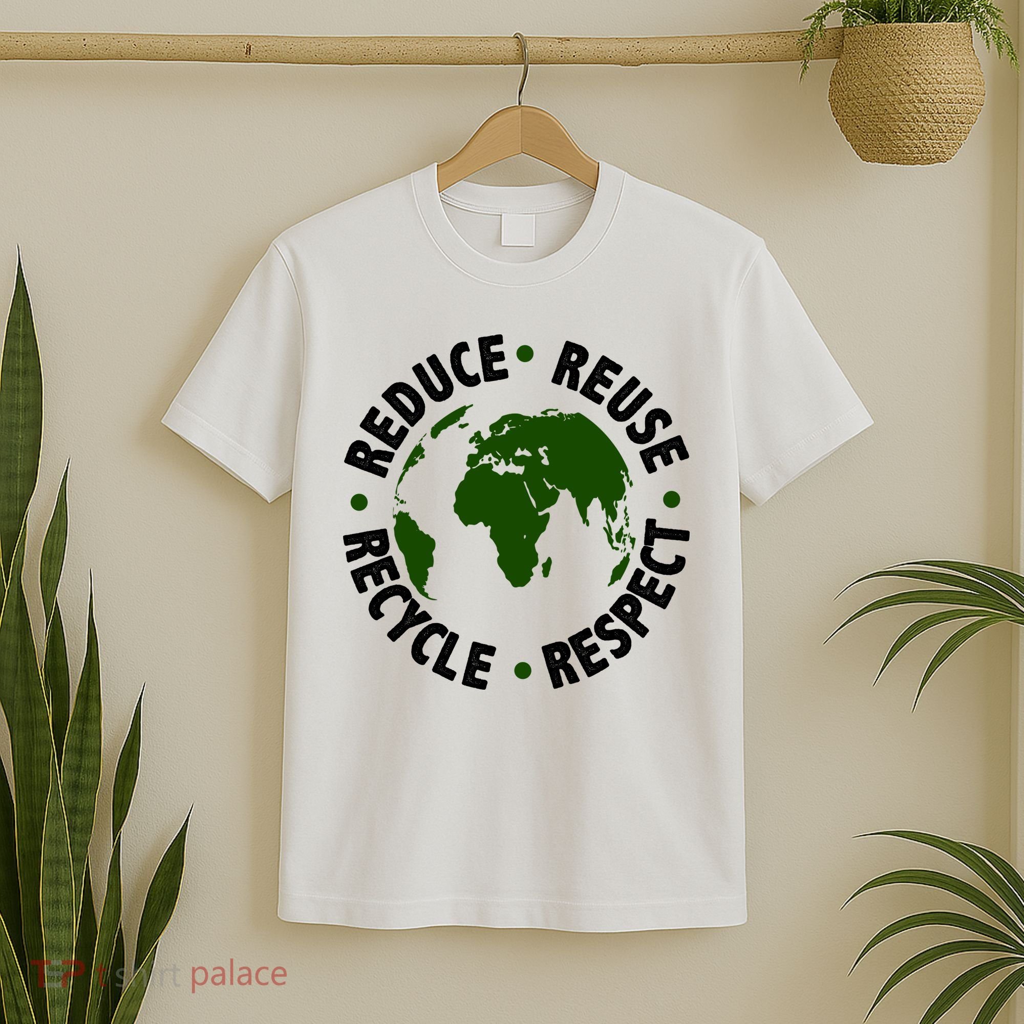 Recycle Reduce Reuse Respect Earth Day T-Shirt