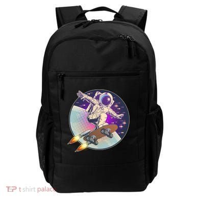 Retro Rocket Skateboarding Space Astronaut Backpack