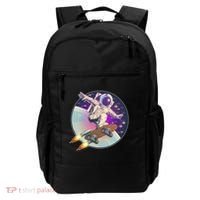 Retro Rocket Skateboarding Space Astronaut Backpack thumb 0