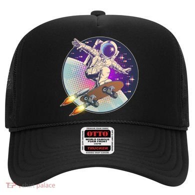 Retro Rocket Skateboarding Space Astronaut Hat