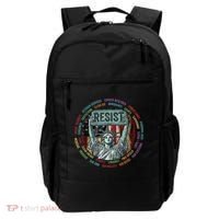 Resist Resistance Statue Of Liberty Hands Off Protest Backpack thumb 0