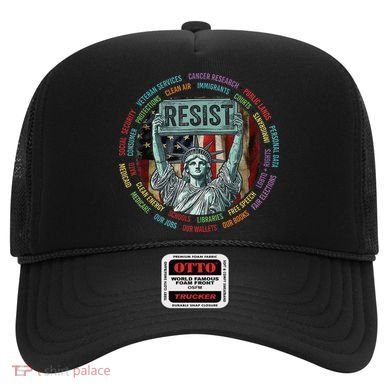 Resist Resistance Statue Of Liberty Hands Off Protest Hat