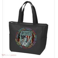 Resist Resistance Statue Of Liberty Hands Off Protest Tote Bag thumb 3
