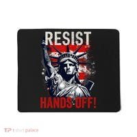 Resist Resistance Statue Of Liberty Hands Off Protest USA  Mousepad thumb 0