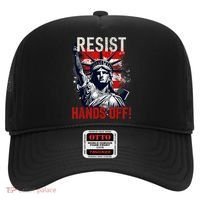 Resist Resistance Statue Of Liberty Hands Off Protest USA  Hat thumb 0