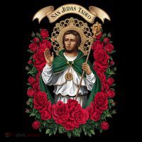 Red Roses San Judas Tadeo Con Bandera De MéXico God Coffee Mug thumb 5