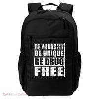 Red Ribbon Squad Week Be Yourself Be Unique Be Drug Free Backpack thumb 0
