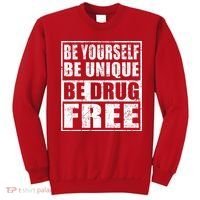 Red Ribbon Squad Week Be Yourself Be Unique Be Drug Free Sweatshirt thumb 0