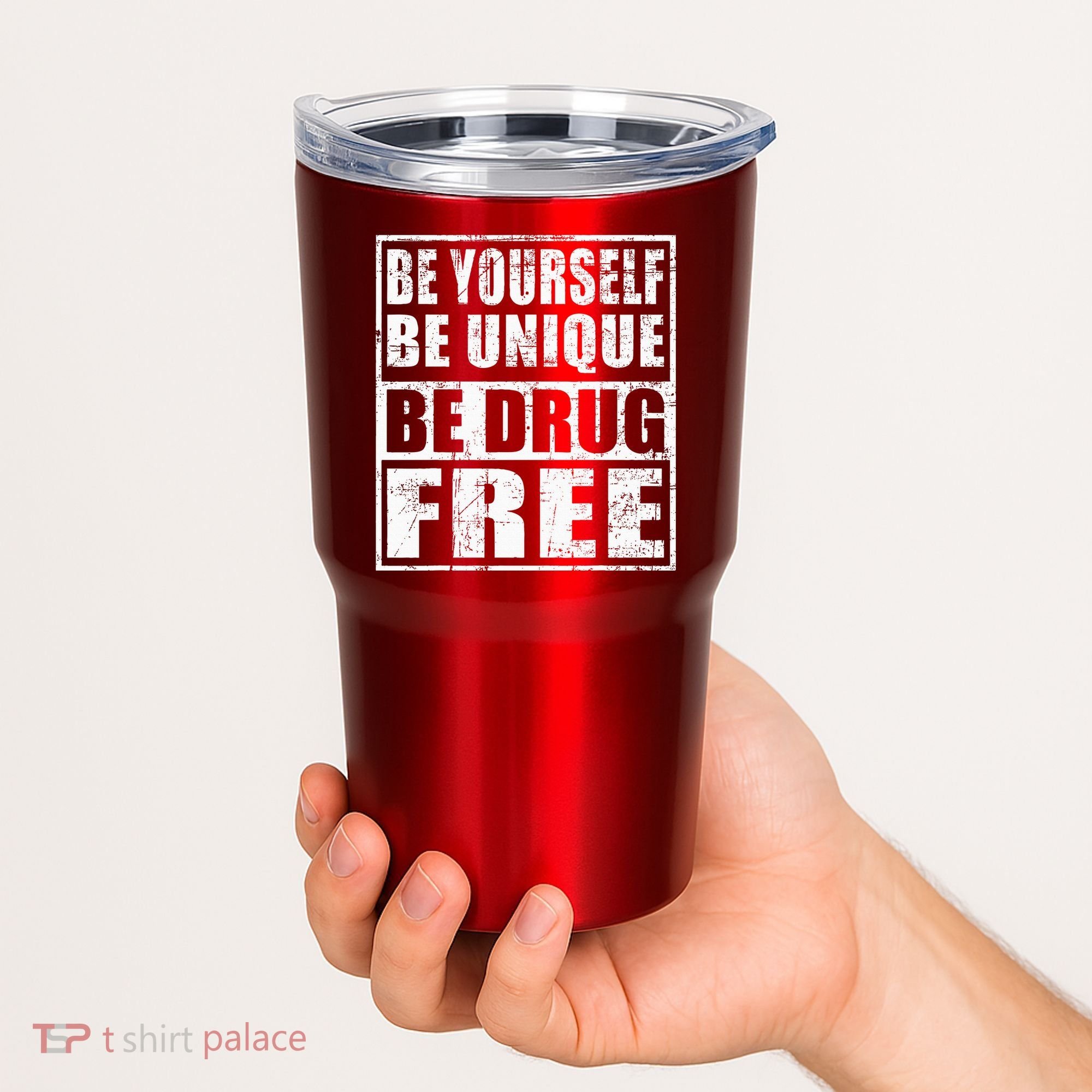 Red Ribbon Squad Week Be Yourself Be Unique Be Drug Free Tumbler