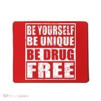 Red Ribbon Squad Week Be Yourself Be Unique Be Drug Free Mousepad thumb 0
