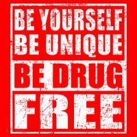 Red Ribbon Squad Week Be Yourself Be Unique Be Drug Free Mousepad thumb 1