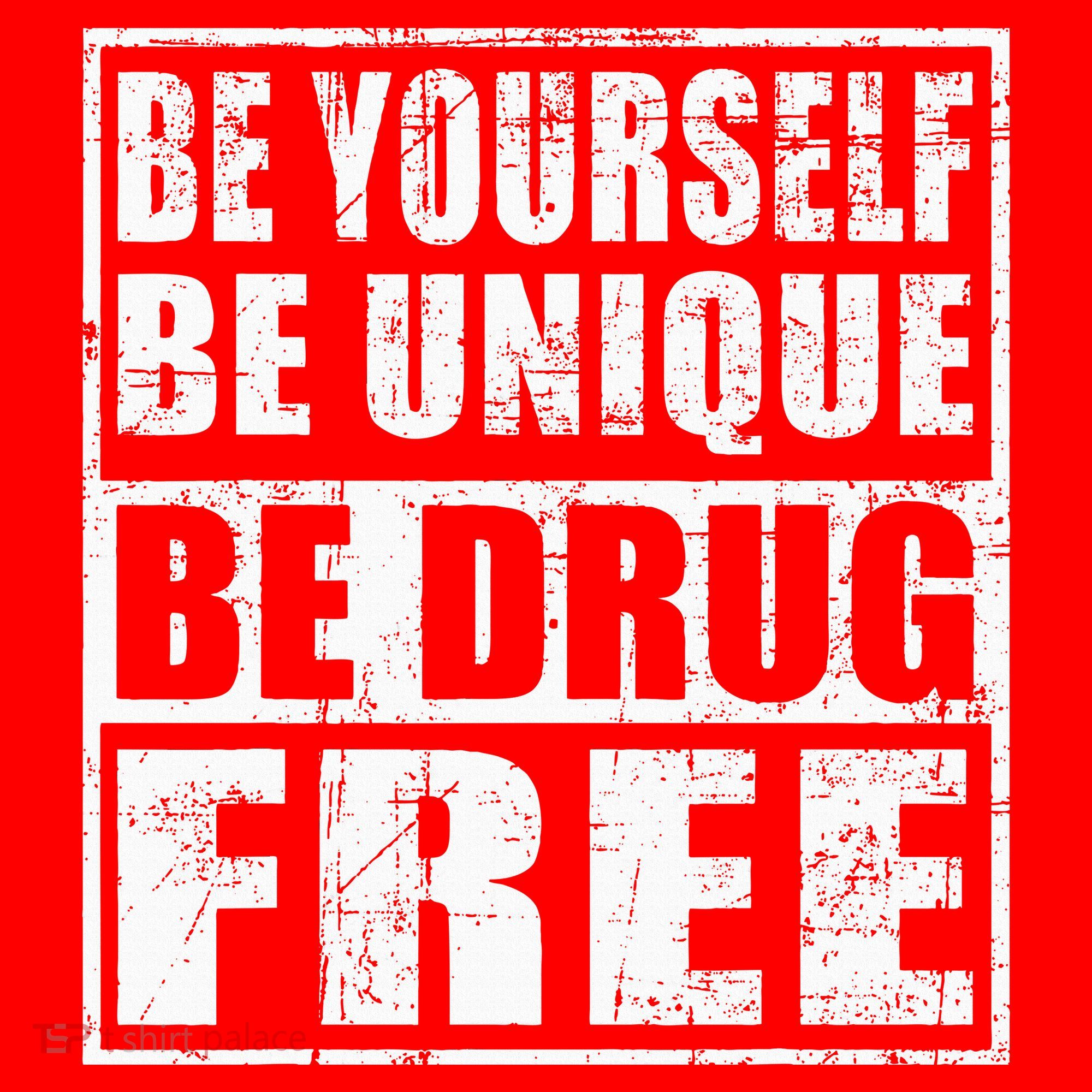 Red Ribbon Squad Week Be Yourself Be Unique Be Drug Free Mousepad