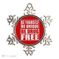Red Ribbon Squad Week Be Yourself Be Unique Be Drug Free Ornament thumb 0