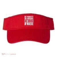 Red Ribbon Squad Week Be Yourself Be Unique Be Drug Free Visor thumb 0