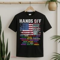 Resist Resistance Statue Of Liberty Hands Off Protest  T-Shirt thumb 2