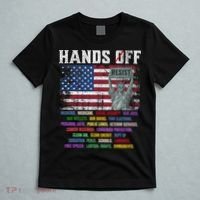 Resist Resistance Statue Of Liberty Hands Off Protest  T-Shirt thumb 5