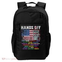 Resist Resistance Statue Of Liberty Hands Off Protest  Backpack thumb 0