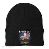 Resist Resistance Statue Of Liberty Hands Off Protest  Beanie thumb 0