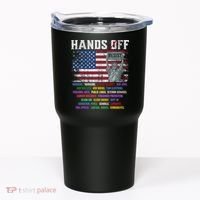 Resist Resistance Statue Of Liberty Hands Off Protest  Tumbler thumb 0