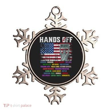 Resist Resistance Statue Of Liberty Hands Off Protest  Ornament