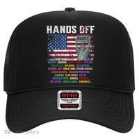 Resist Resistance Statue Of Liberty Hands Off Protest  Hat thumb 0