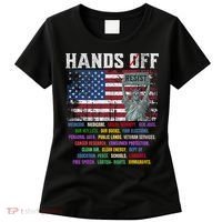 Resist Resistance Statue Of Liberty Hands Off Protest  Women's T-Shirt thumb 0