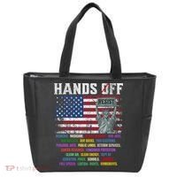 Resist Resistance Statue Of Liberty Hands Off Protest  Tote Bag thumb 0