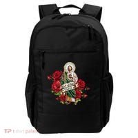 Red Roses San Judas Tadeo Con Bandera De MéXico Backpack thumb 0