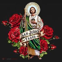 Red Roses San Judas Tadeo Con Bandera De MéXico Backpack thumb 2