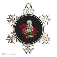 Red Roses San Judas Tadeo Con Bandera De MéXico Ornament thumb 0