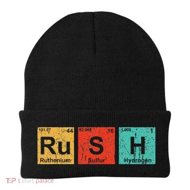 Rush (ru S H) Periodic Table Elements Beanie