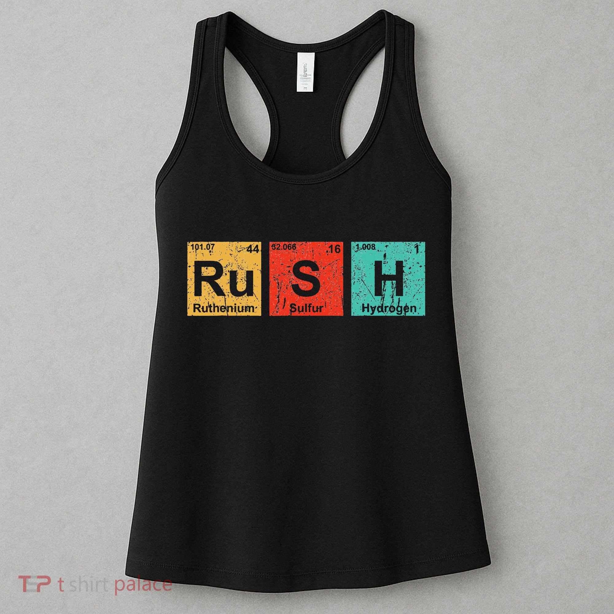 Rush (ru S H) Periodic Table Elements Women's Tank Top