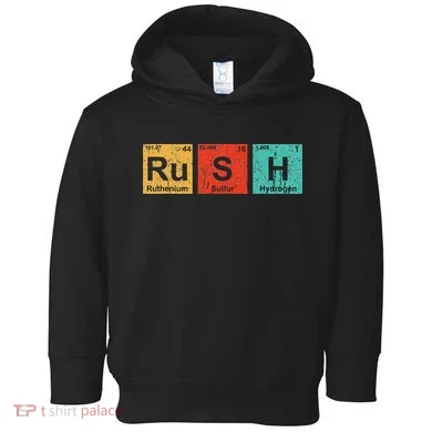 Rush (ru S H) Periodic Table Elements Toddler Hoodie